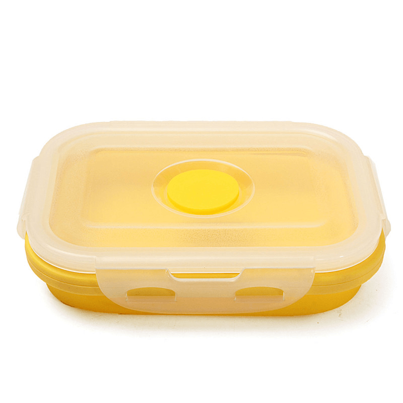 Ipree® 4 Size Collapsible Silicone Lunch Boxes Portable Food Storage Kitchen Containers - MRSLM