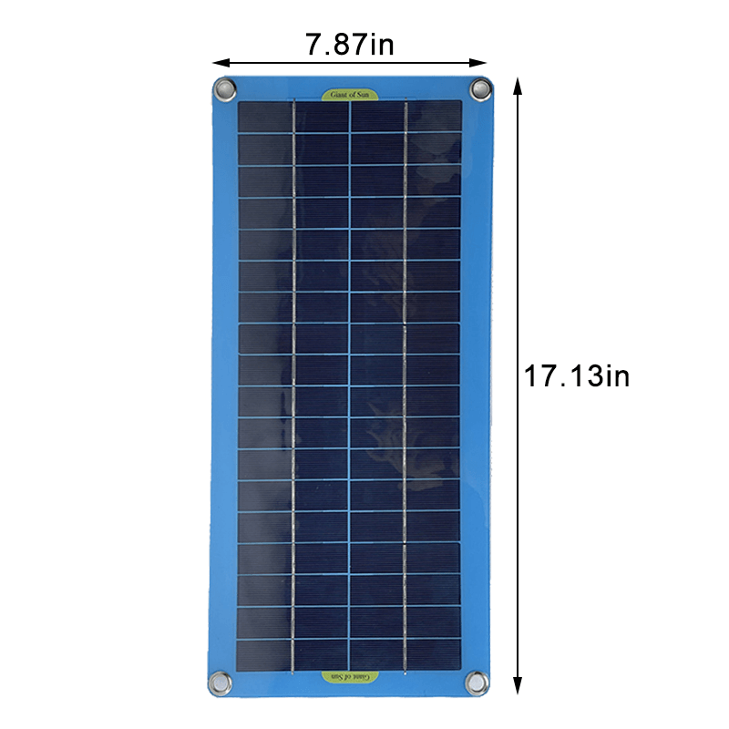 100W Polycrystalline Flexible Solar Panel Portable Multi-Purpose Emergency Car Ship Camping Phone Charger - MRSLM