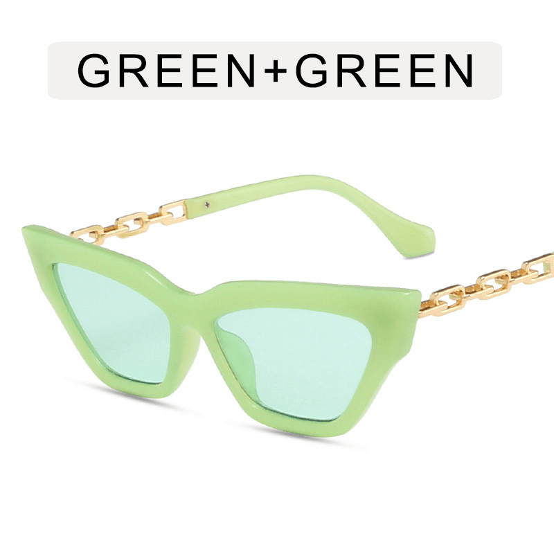 Chain Leg Cat Eye Sunglasses for Women - MRSLM