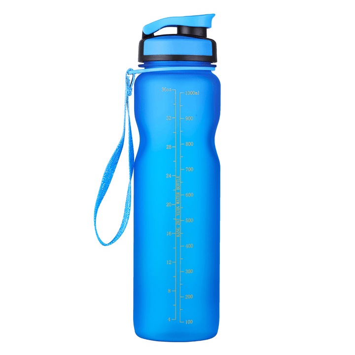 1L Water Bottle BPA Free Leak Proof Flip Top Sport Bike Drinking Bottle Outdoor Cycling Camping - MRSLM