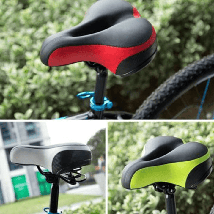 BIKIGHT Wide Big Road Mountain MTB Saddle Bike Bicycle Cycling Seat Soft Cushion - MRSLM