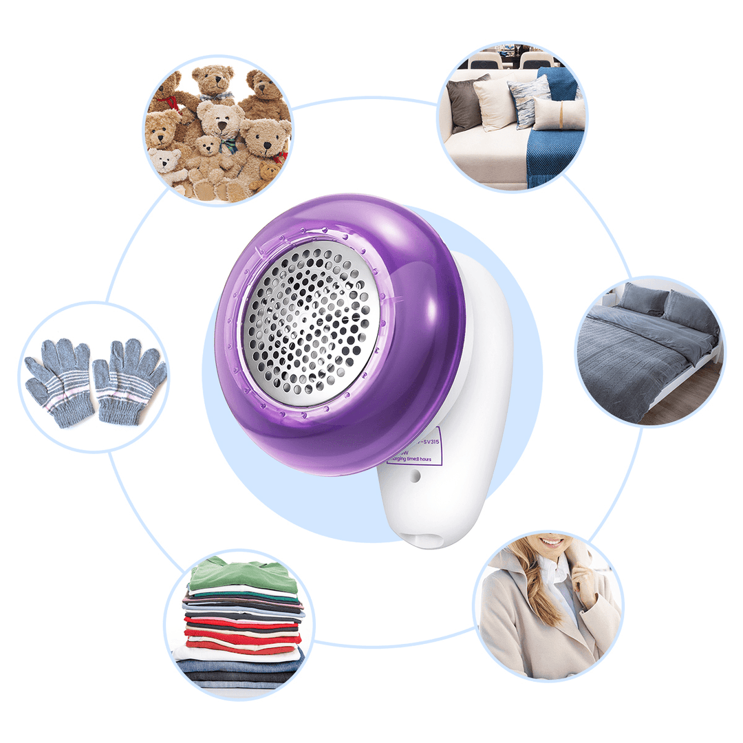 MECO ELEVERDE Mini Portable Universal USB Rechargeable Ball Trimmer Household Electric Fuzz Lint Fabric Remover Wool Ball Shaving Machine - MRSLM