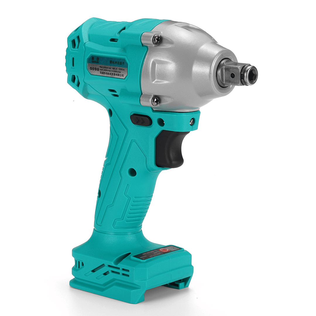 Brushless Cordless Electric Impact Wrench Hand Drill Installation Power Tool for 21V Lithium Battery - MRSLM