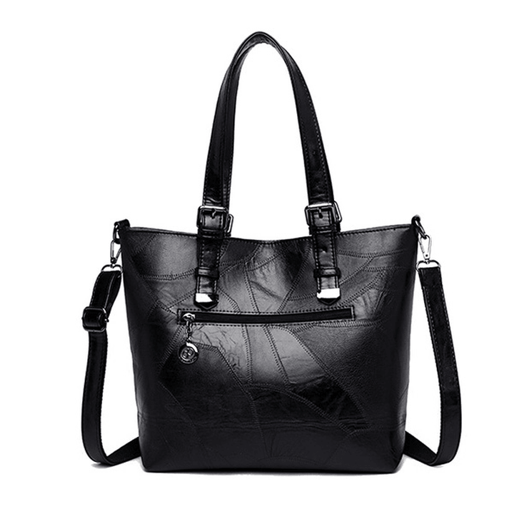 Women Elegant Vintage Large Capacity Handbag Shoulder Bag - MRSLM