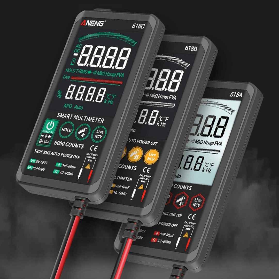 ANENG Smart Touch Digital Multimeter LCD Ohmmeter Auto Tester Voltmeter RMS - MRSLM