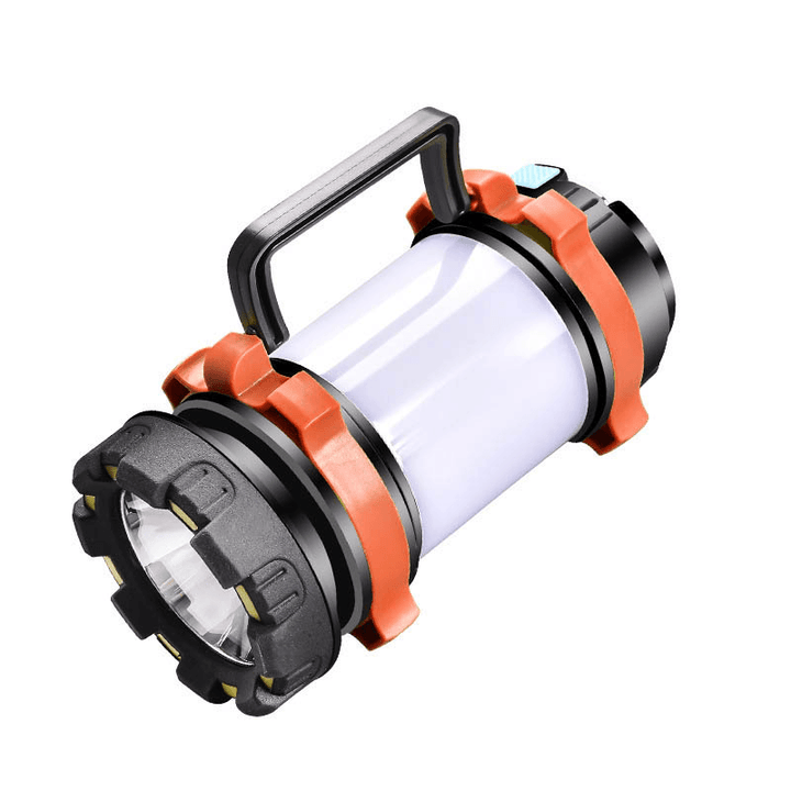 Ipree® 850LM LED+T6 USB Light 4 Modes Handheld Emergency Lantern Flashlight Spotlight Outdoor Camping - MRSLM