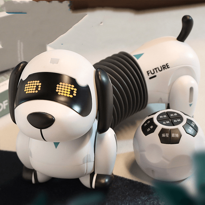 Simulation Robot Dog Retractable Stunt Children Toy Dog - MRSLM