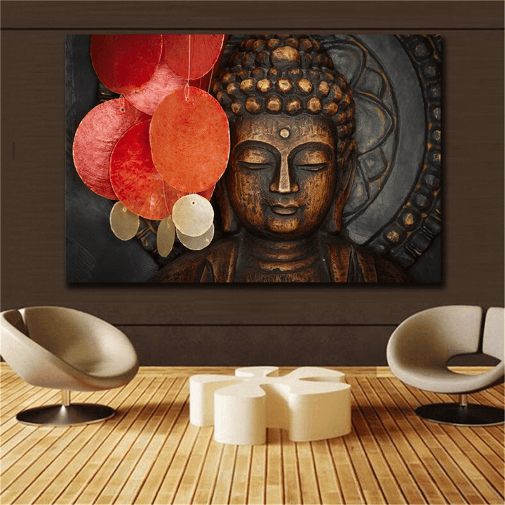 Large Art Prints Home Decor Canvas Painting Wall Art Statue Meditation Paper - MRSLM