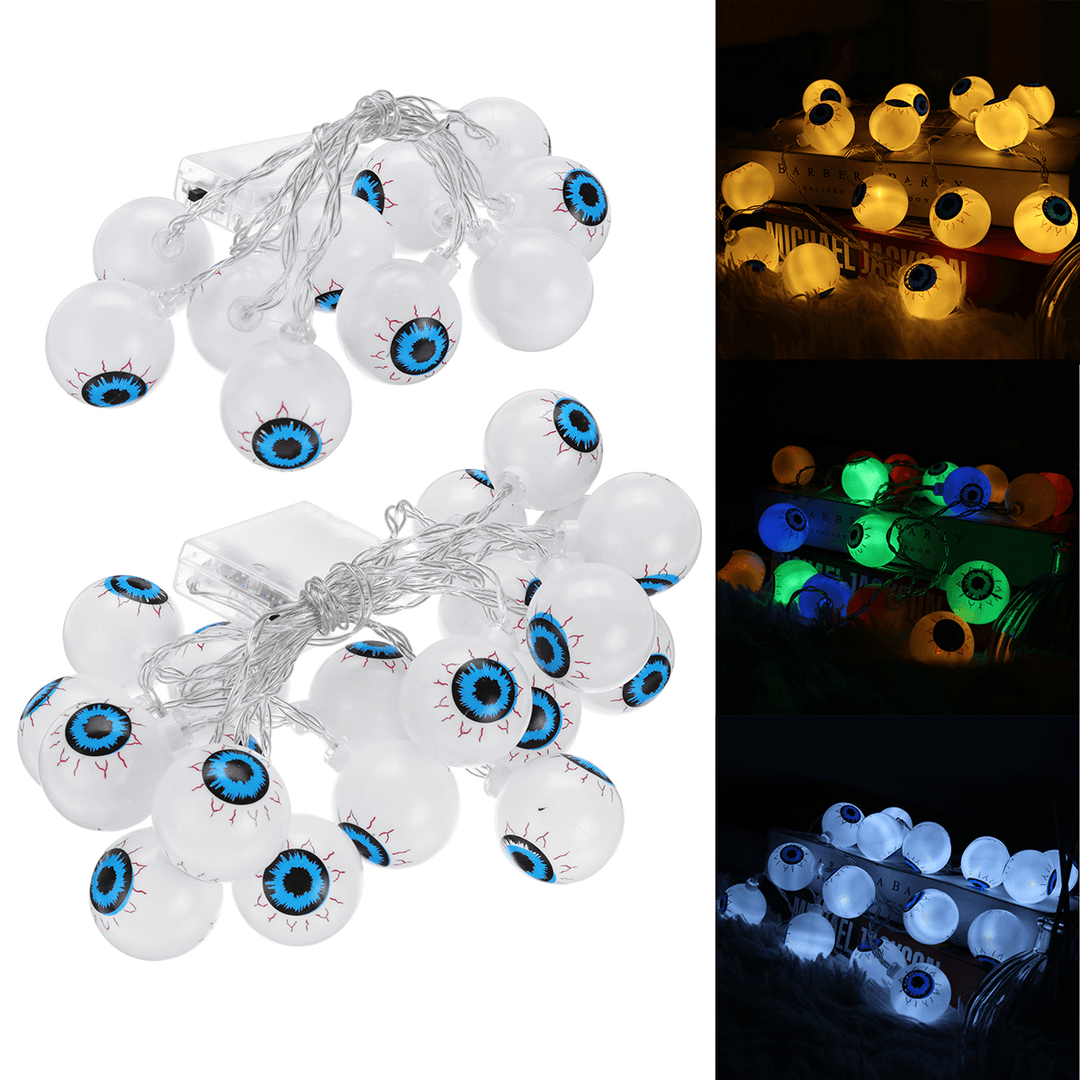 Halloween LED String Lights Decoration Lights Warm White for Halloween Home Decoration Accessorie - MRSLM