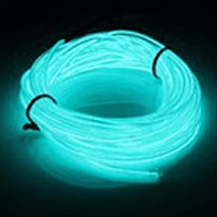6Mm EL Wire LED Neon Light Flexible Light Strip LED Rope Tube Sewable Tagled Lamp for Home Dance Party Car Decor - MRSLM
