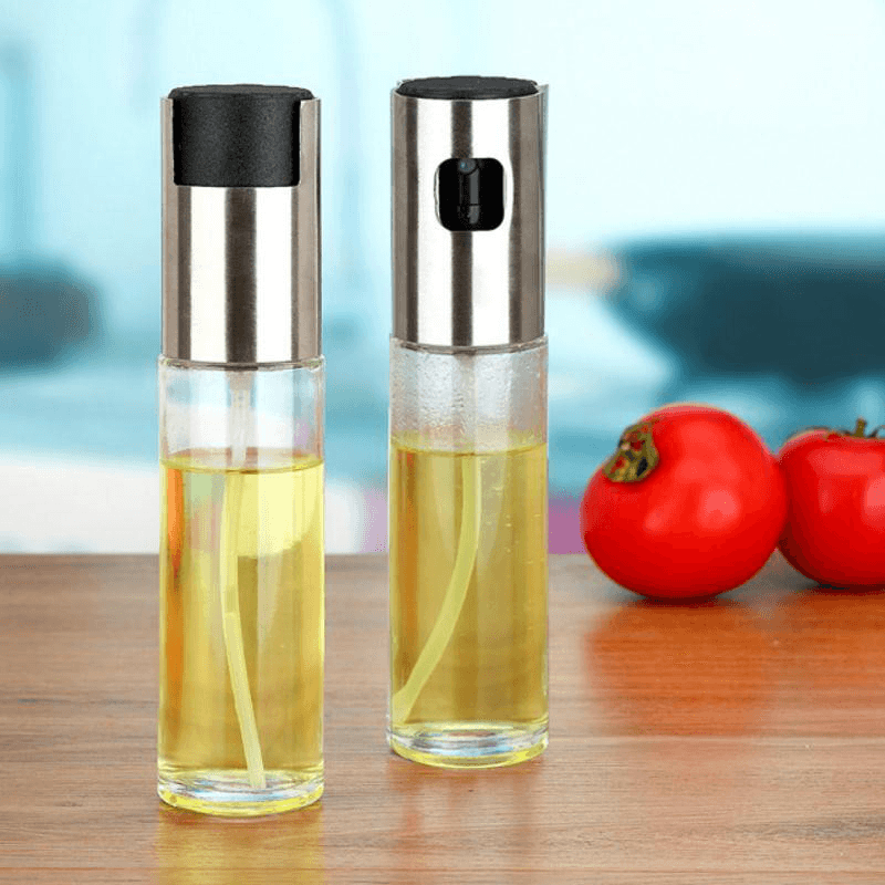 Kitchen Oil Spray Empty Bottle Vinegar Bottle Oil Dispense Seasoning Vinegar Bottle Soy Sauce Bottle Salad Bbq Cooking Glass Oil Sprayer - MRSLM