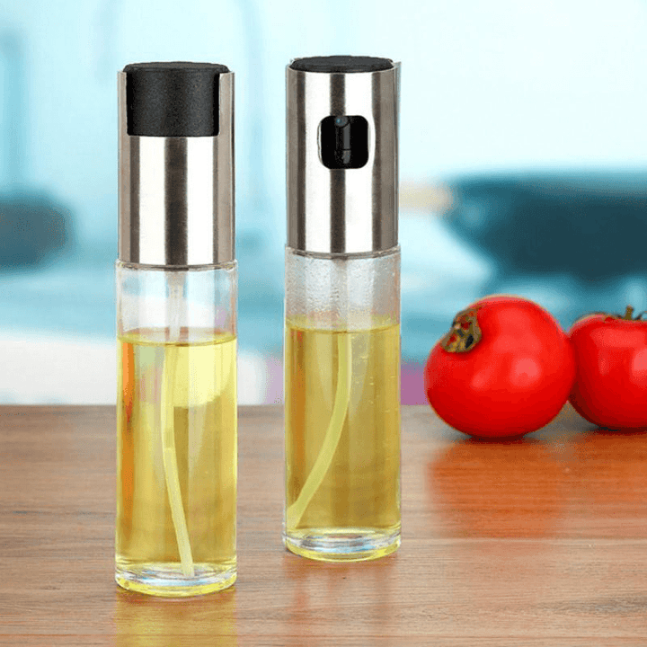 Kitchen Oil Spray Empty Bottle Vinegar Bottle Oil Dispense Seasoning Vinegar Bottle Soy Sauce Bottle Salad Bbq Cooking Glass Oil Sprayer - MRSLM