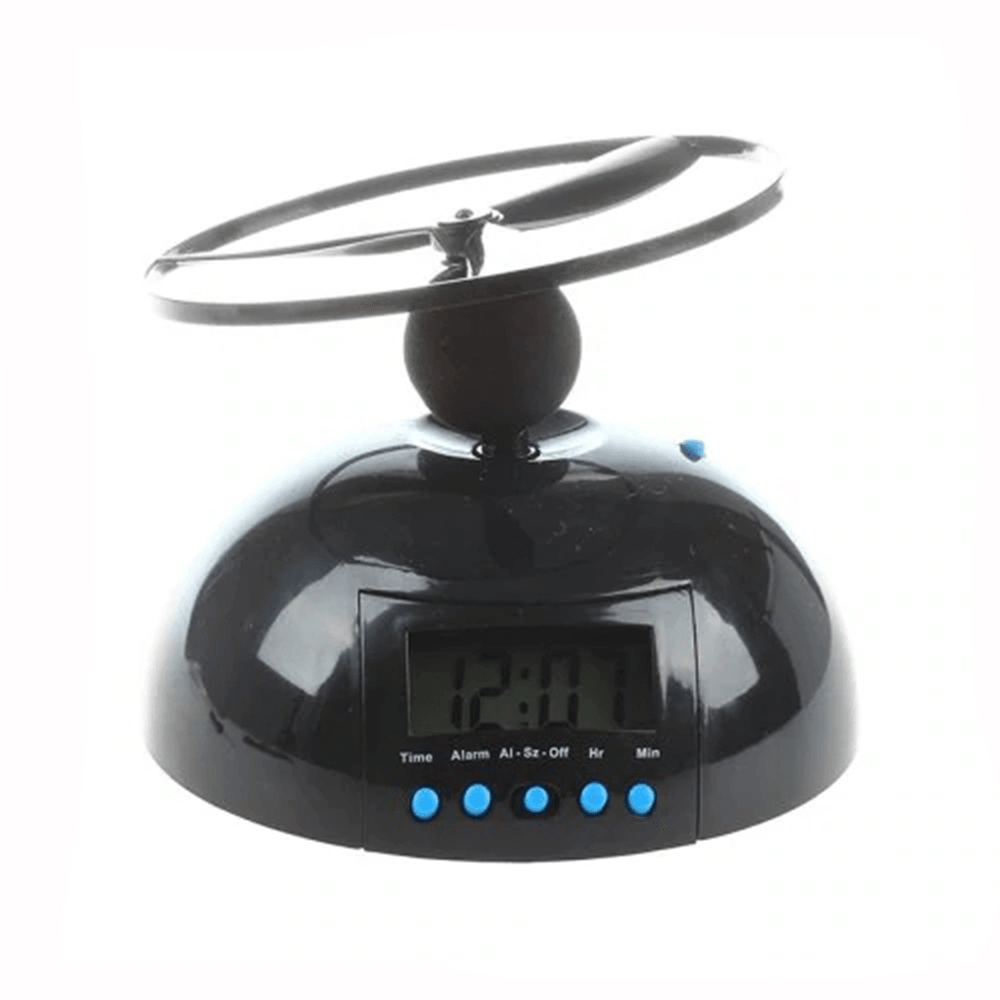 Home Decor Creative Clock Digital Crazy Annoying Flying Helicopter Alarm Clock - MRSLM