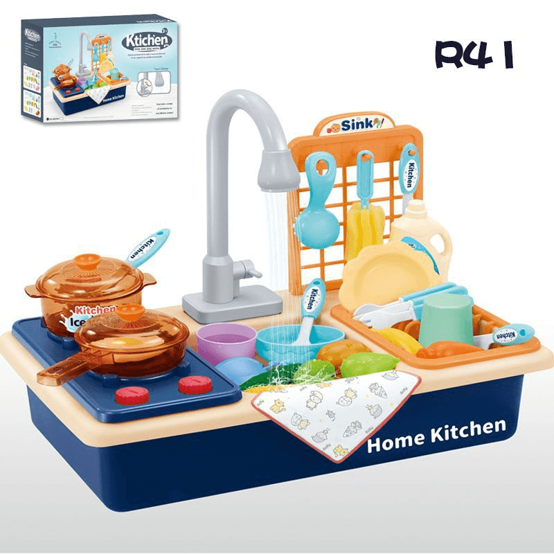 Children'S Simulation Dishwasher, Wash Bowl, Play Water Toy - MRSLM