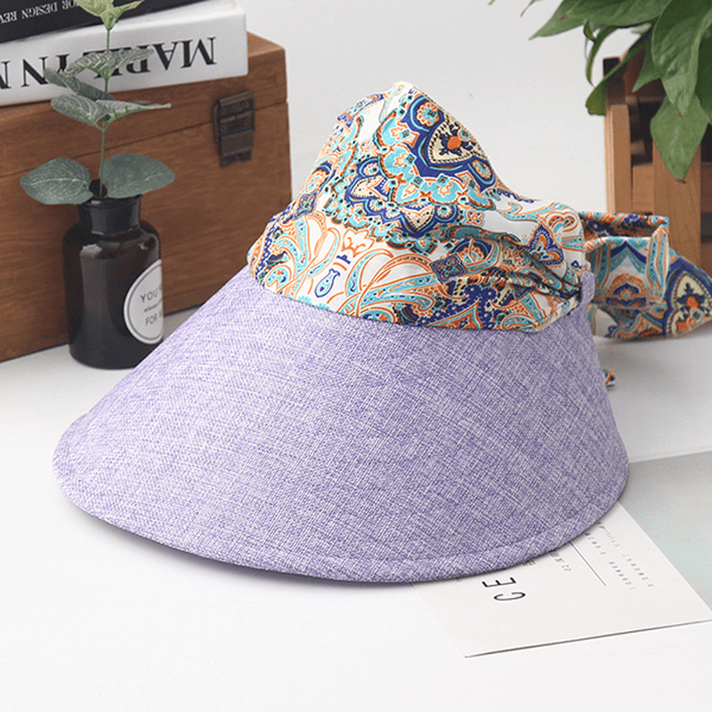 Women Summer Foldable Wide Brim Anti-Uv Sun Bucket Hat - MRSLM