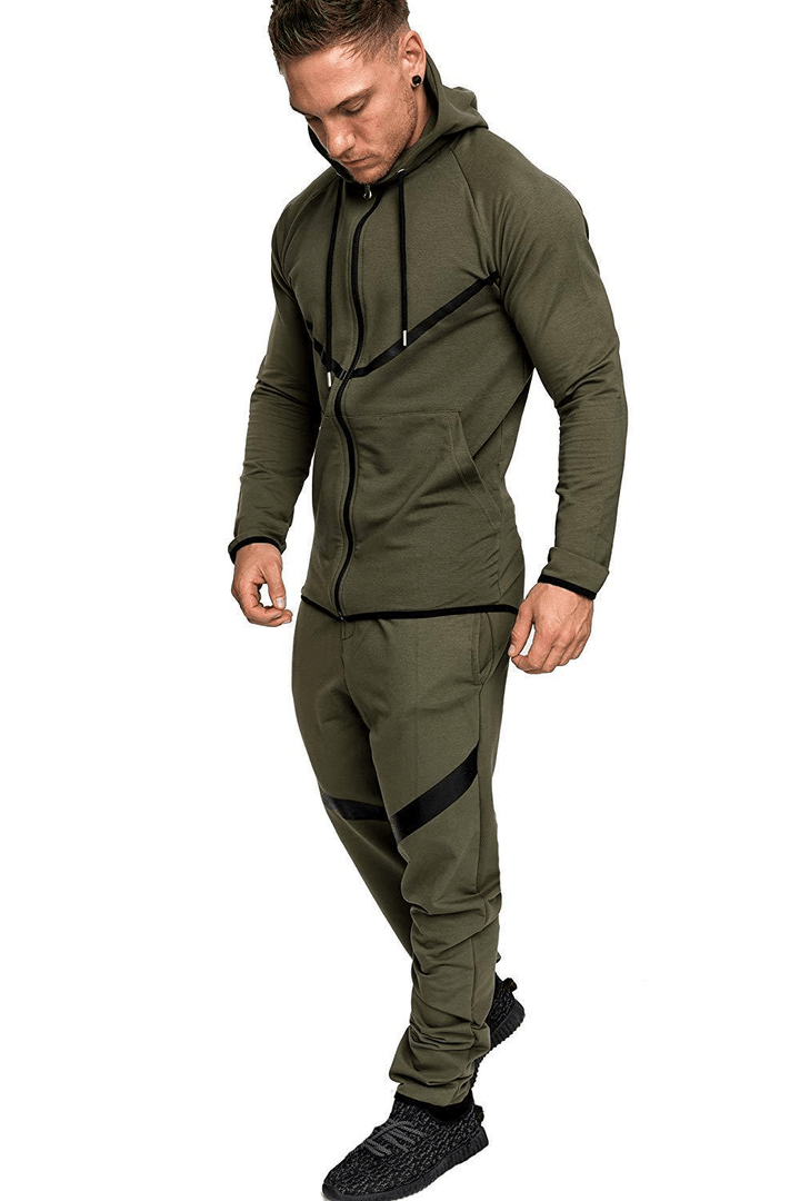 Leisure Sports Fitness Suit Men'S Snowflake - MRSLM