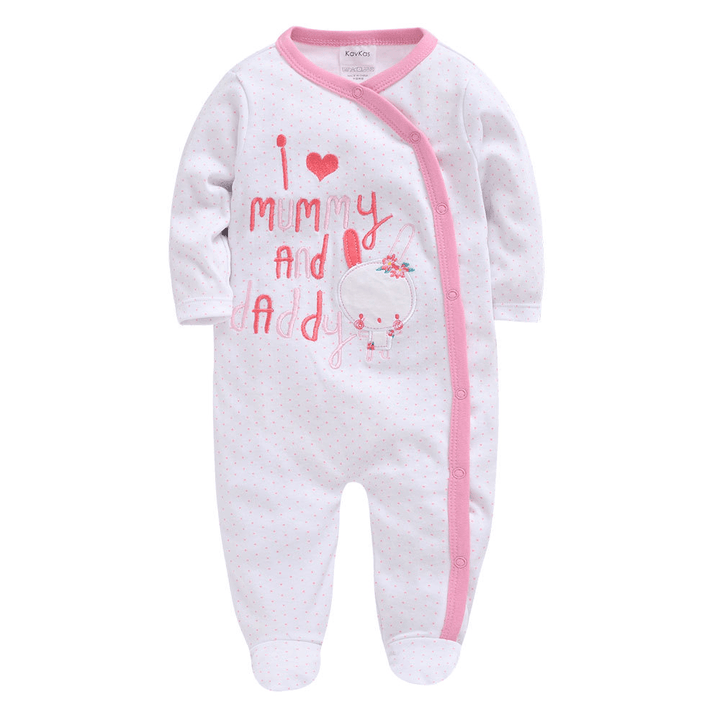 Newborn Long-Sleeved Crawling Clothes - MRSLM