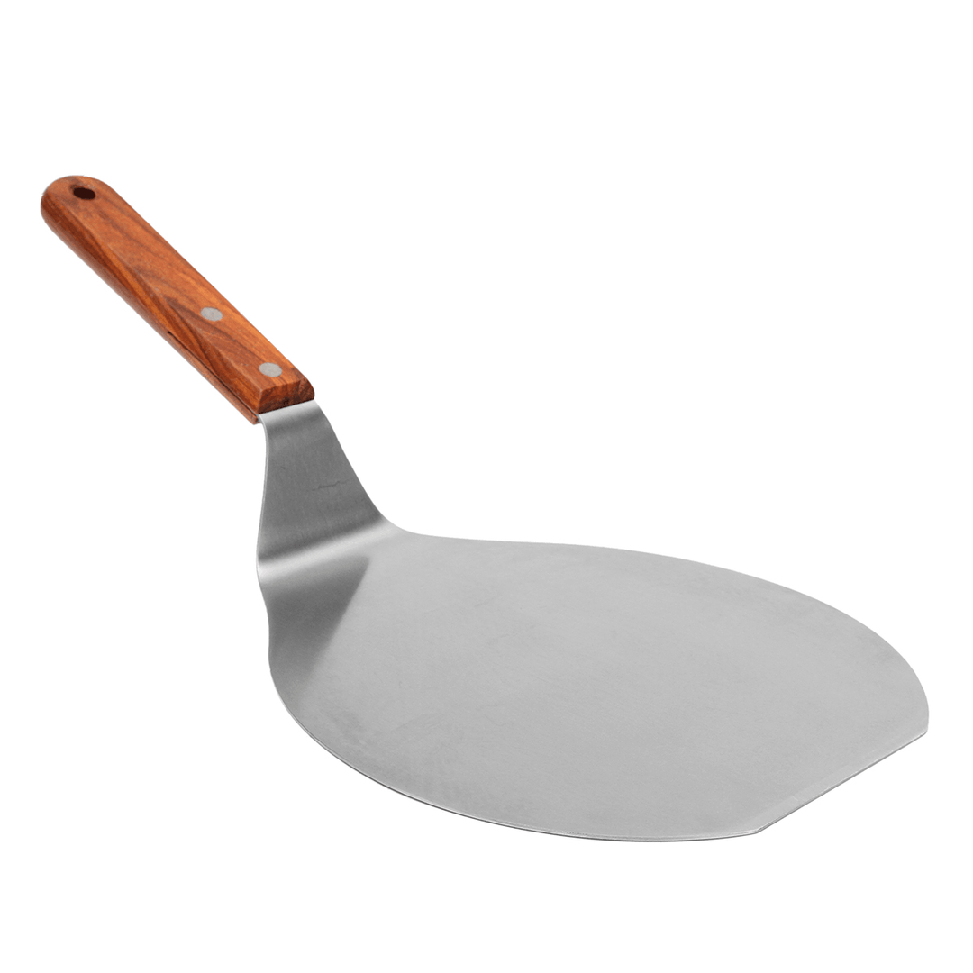 13 Inch Stainless Steel Pizza Plate Spatula Peel Shovel Cake Lifter Holder Baking Tool - MRSLM