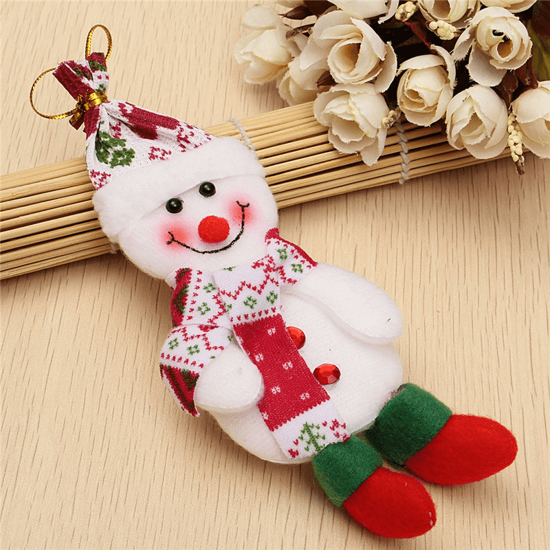 Snowman Bear Elk Ornament Christmas Classical Tree Decoration Home Decor - MRSLM