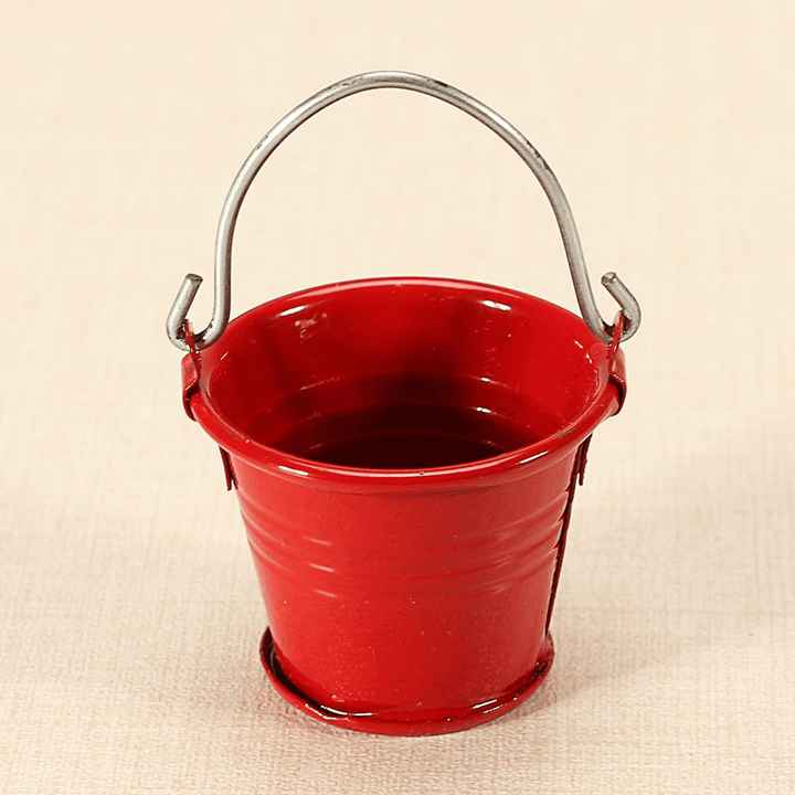 1:12 Children Mini Bucket Model House Property Doll Creative DIY a Specical Gift for Children - MRSLM