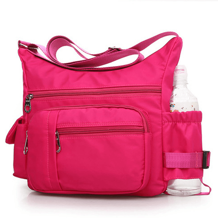 Women Nylon Waterproof Crossbody Bag Shoulder Bag - MRSLM