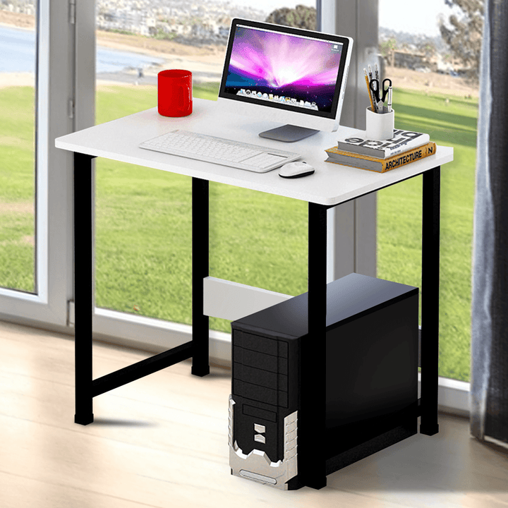 Wooden Computer Laptop Desk Modern Table Study Desk Office Furniture PC Workstation for Home Office Studying Living Room - MRSLM