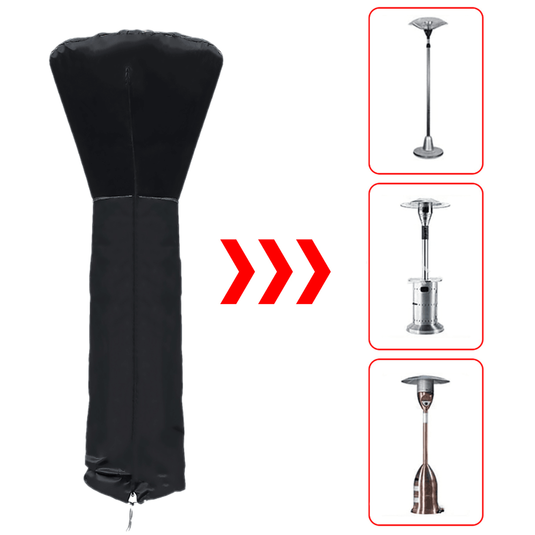 Outdoor Garden Patio Heater Dust Protective Cover Waterproof Furniture Protector Winter Heater Cover 210D Oxford Cloth - MRSLM