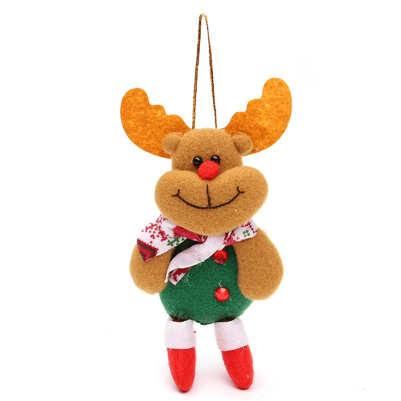 Snowman Bear Elk Ornament Christmas Classical Tree Decoration Home Decor - MRSLM