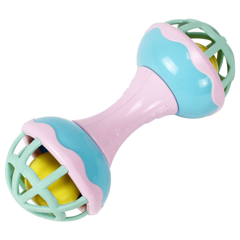 Baby Hand Catching the Ball and Digging the Hole Toy Can Chew and Rattle Early Education Soft Rubber Ball Baby - MRSLM