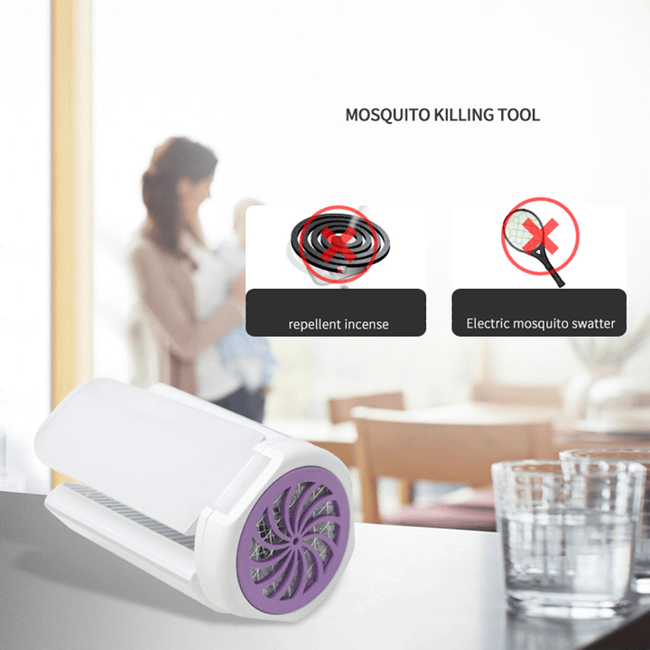 E27 Foldable Mosquito Killer Lamp 3 Leaf Deformable LED Light Bulb for Home Indoor Use 110-265V - MRSLM