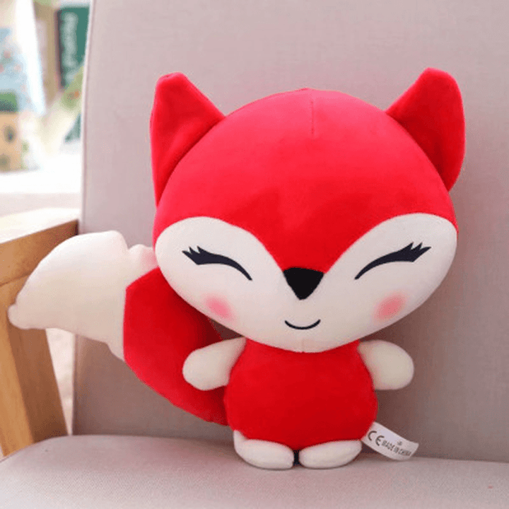 Cartoon Little Fox Doll Plush Toy Soft Ragdoll Cute Children'S Doll Give Girl Birthday Gift - MRSLM