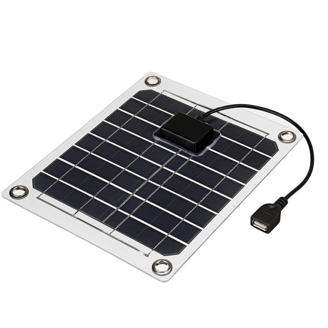 20W Monocrystalline Silicon Solar Air Pump Portable USB Oxygen Pump Solar Powered Oxygen Air Pump for Aquarium Fish Tank Water Oxygenator Pond Aerator Airpump - MRSLM