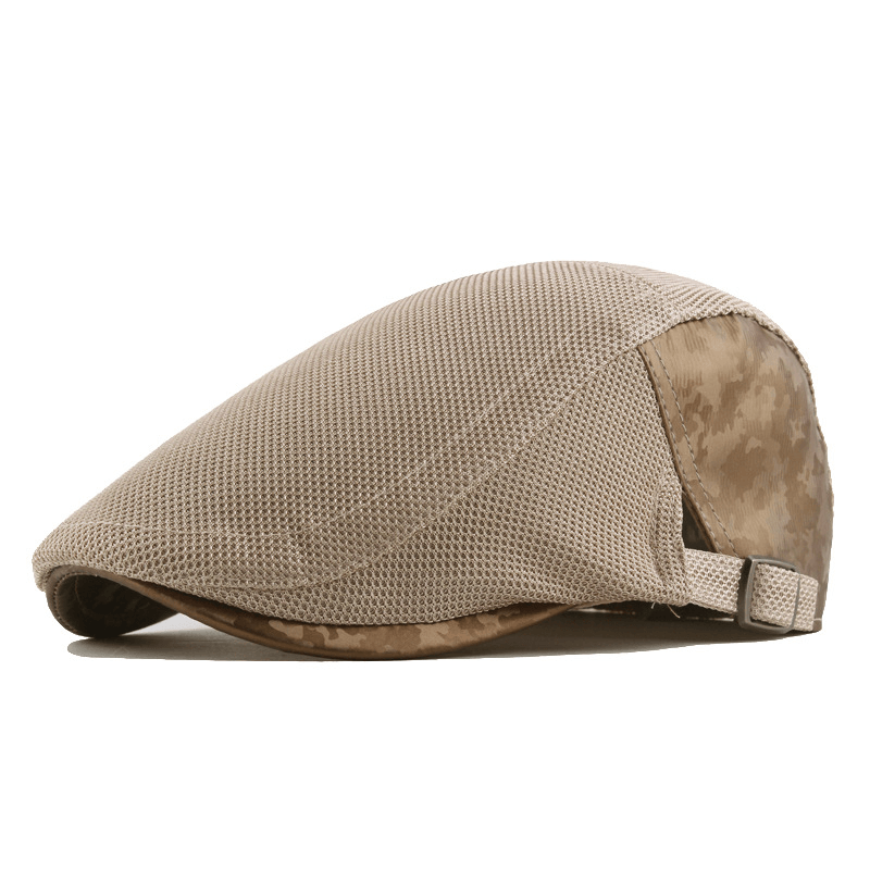 Spring and Summer Hollow Mesh Beret Men - MRSLM