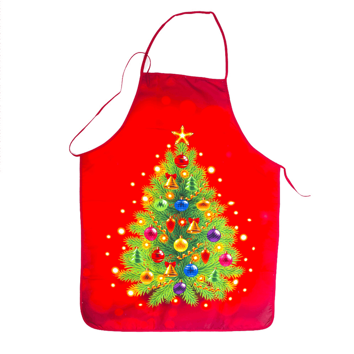 80 X 60Cm 2020 New Year Christmas Christmas Apron Christmas Decorations for Kitchen Santa Claus Xmas Decor - MRSLM