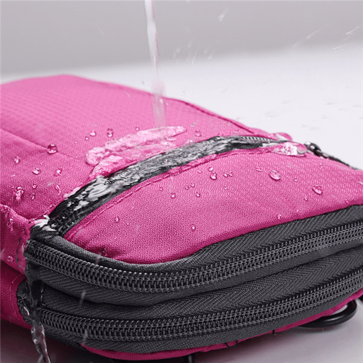 Women Men Light Sports Shoulder Bags Crossbody Bags Outdoor Running Waist Bags 6.44'' Phone Bags - MRSLM