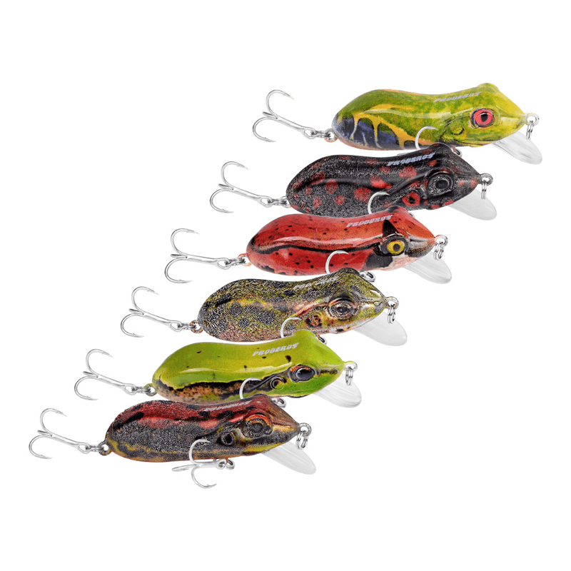 ZANLURE 1Pc 4Cm 9.5G Pencil Popper Fishing Lure Crankbait Wobblers Plastic Frog Artificial Bait - MRSLM