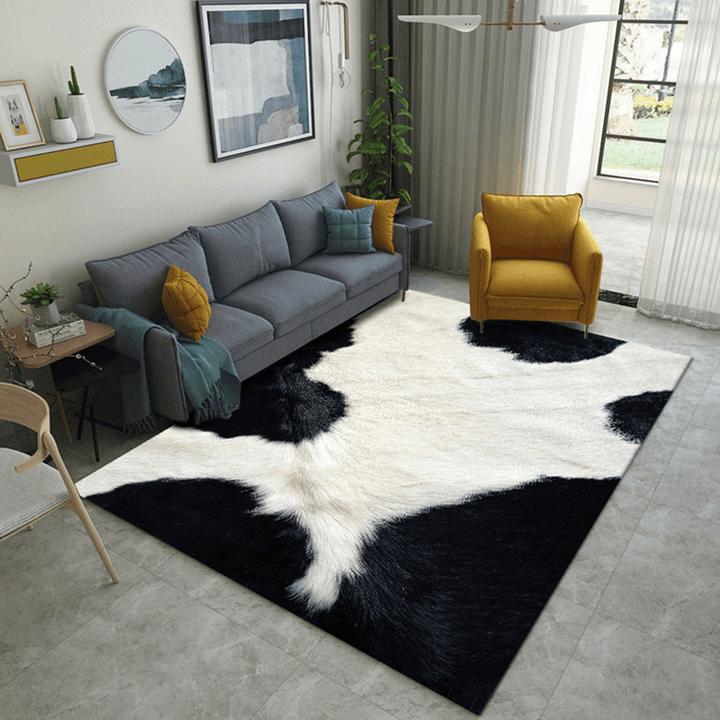 Anti-Slip Animal Fur Pattern Tatami Carpet Rug Living Room Bedroom Floor Mats - MRSLM