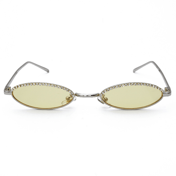 Personalized Crystal Fashion Cat Eye Sunglasses - MRSLM