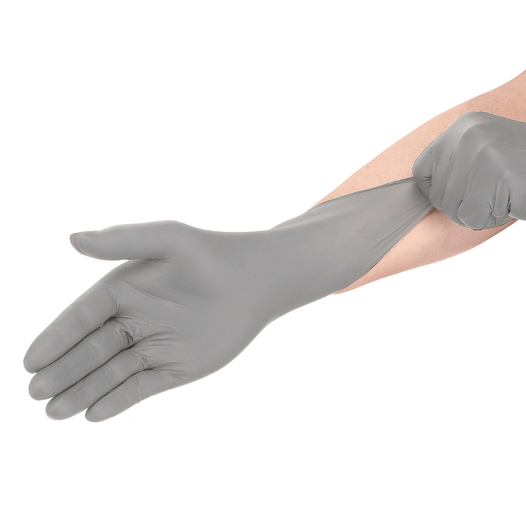 S/M/L 100Pcs Disposable Gloves Nitrile Free Sterile Glove for Picnic Food Cleaning - MRSLM