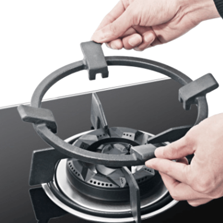 Universal Cast Iron Wok Support/Stand for Burners Fits 99% Gas Hobs and Cookers Kitchen Storage Rack - MRSLM