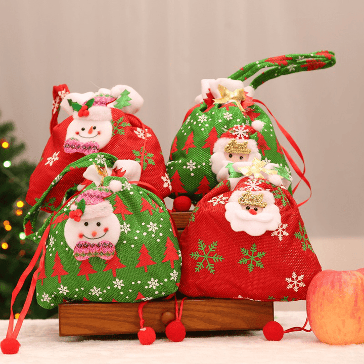 Christmas Gift Bag Christmas Event Party Cute Candy Handbag - MRSLM