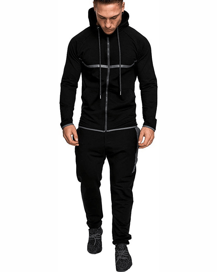 Leisure Sports Fitness Suit Men'S Snowflake - MRSLM