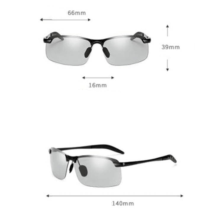 Men Discolor Driving Polarized Sunglasses - MRSLM