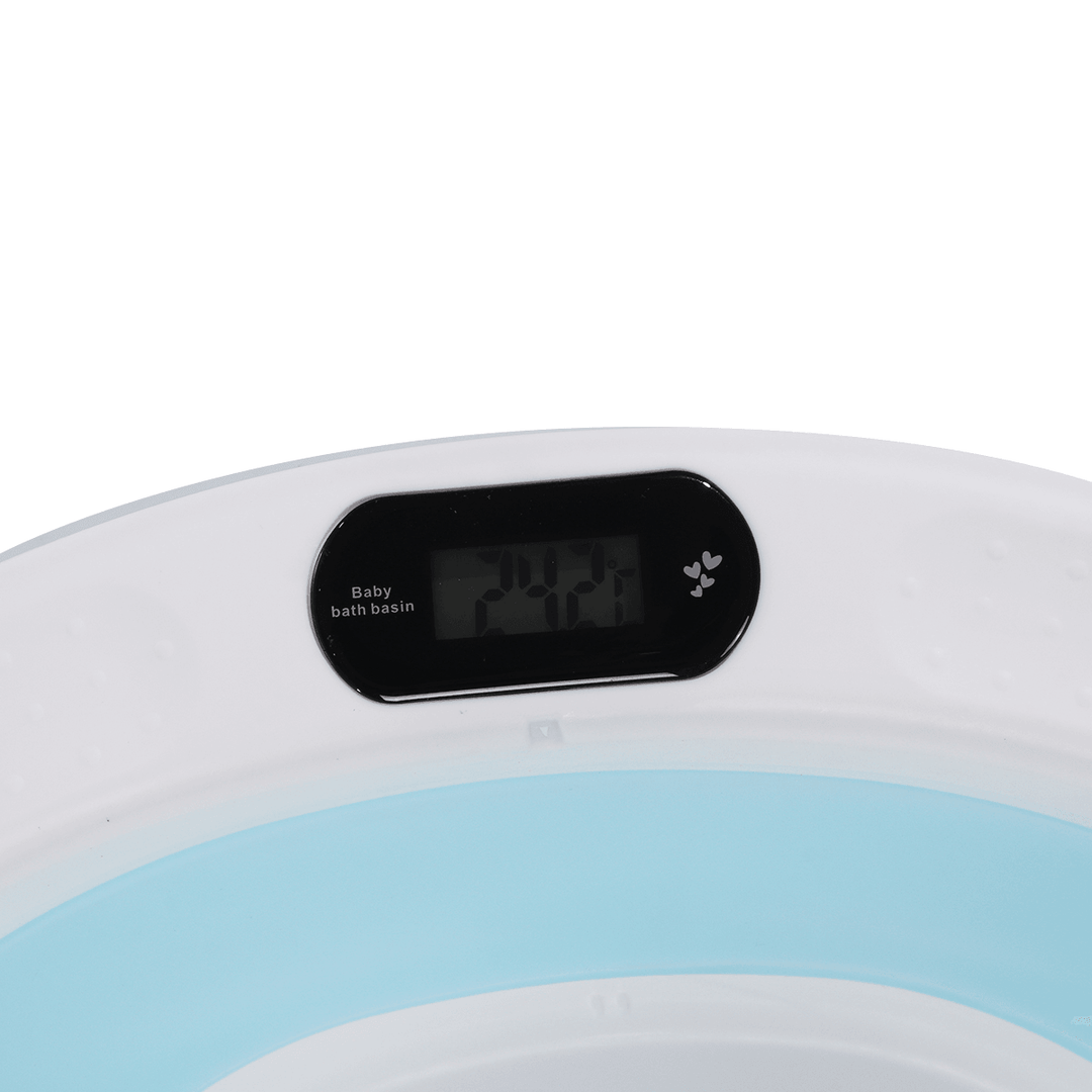 Portable Foldable Baby Bathtub Infant Newbornbath Tub Temperature Sensitive - MRSLM