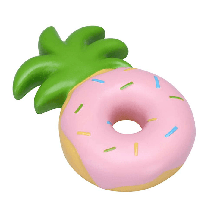 Vlampo Squishy Jumbo Pineapple Donut Licensed Slow Rising Original Packaging Fruit Collection Gift Decor Toy - MRSLM