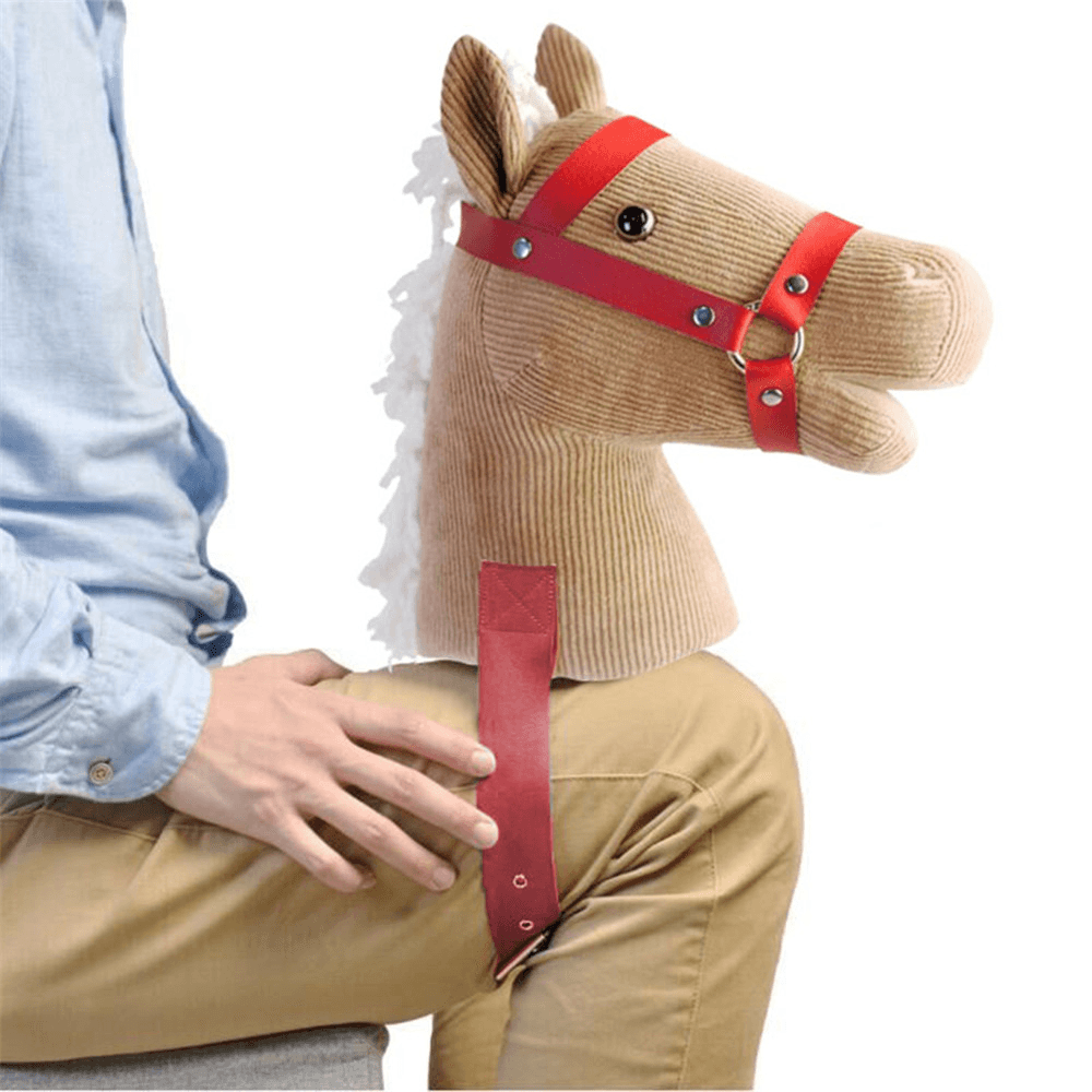 Mofun Happy Horse Parent-Child Interactive Riding Toys Emotional Companion Plush Toy for Children - MRSLM