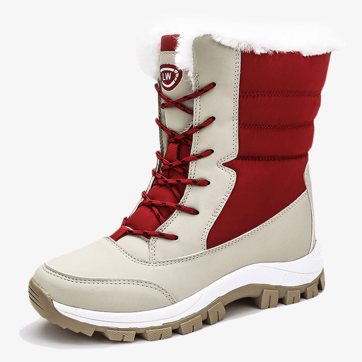 Winter Warm Plush Lining Casual Mid-Calf Snow Boots - MRSLM