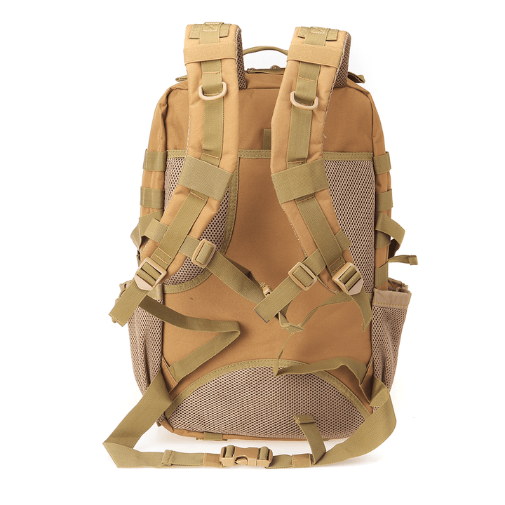 45L 900D Waterproof Tactical Backpack Oxford Cloth Molle Military Outdoor Bag Traveling Camping Hiking Climbing Bag - MRSLM