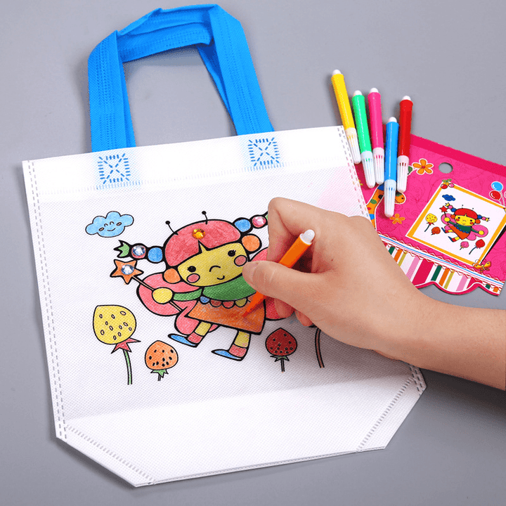 Sac De Graffiti Ecologique, Jouet De Dessin Educatif Pour Enfants, Bricolage, Materiaux De Peinture a La Main GYH De La Maternelle, 23 - MRSLM