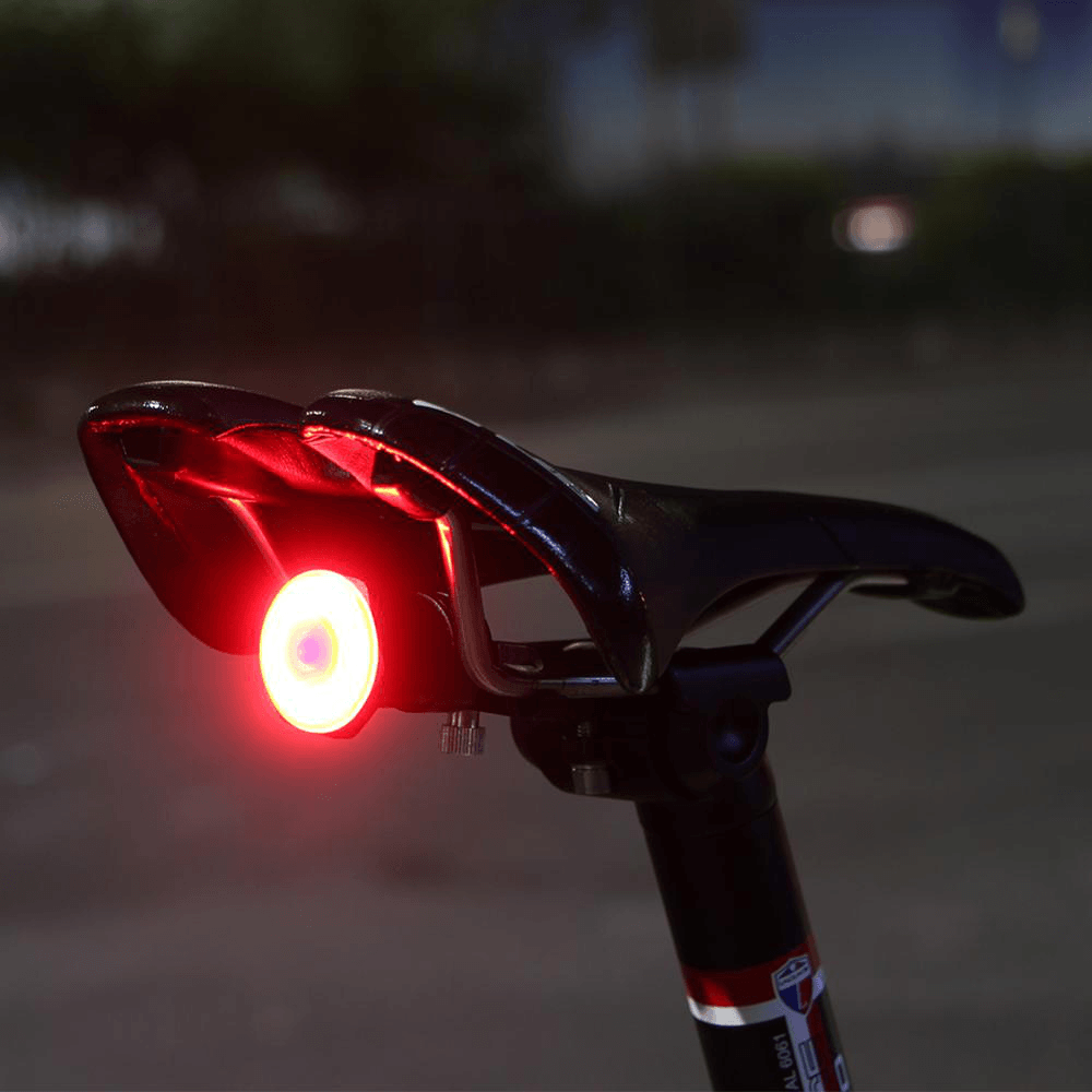 GUB 065 6-Modes USB Rechargeable Bike Light Auto Start/Stop Brake Sensing IPX6 Waterproof LED Bicycle Taillight - MRSLM